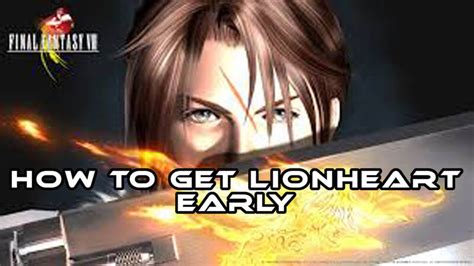 ff8 lionheart disc 1